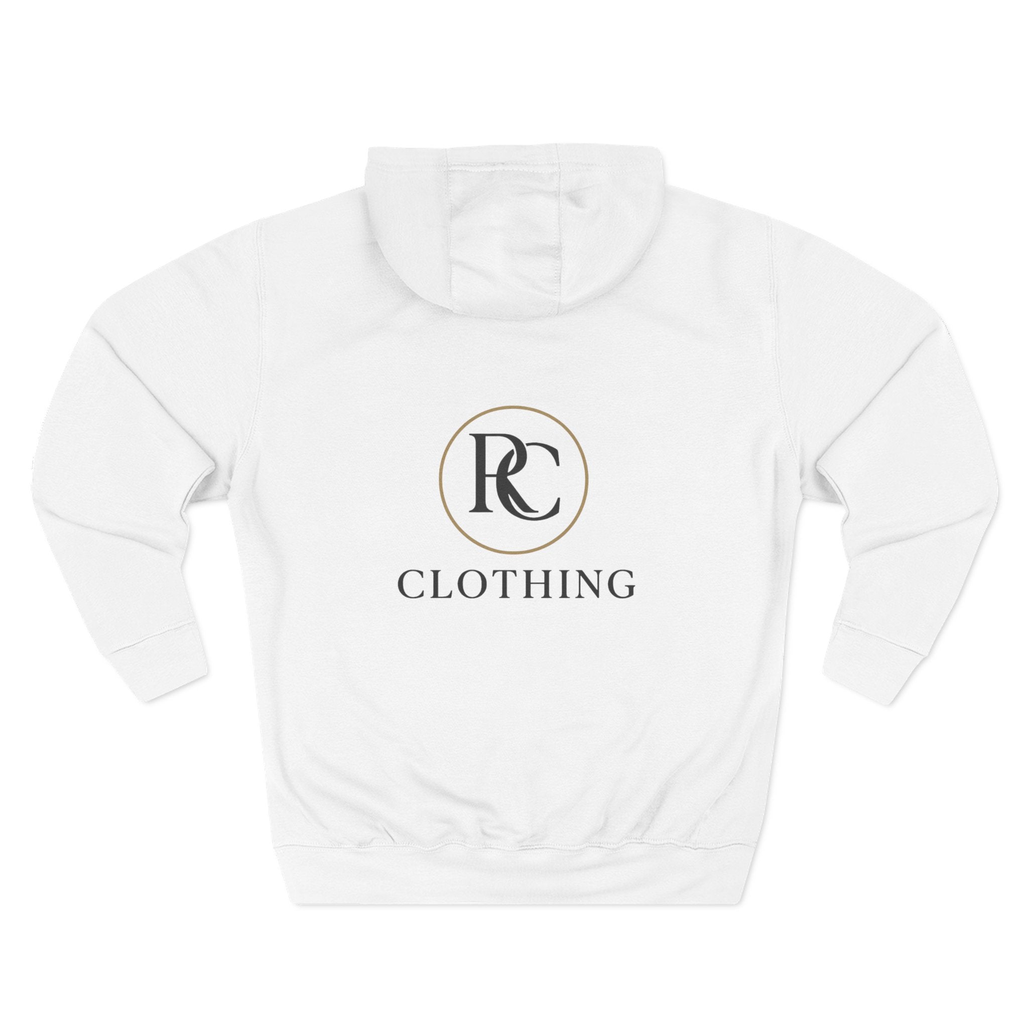 Stylish Three-Panel Fleece Hoodie | Cozy Streetwear, Unisex Hoodie, Gift for Her, Casual Fashion, Outdoor Wear